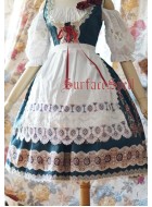 Surface Spell Gothic Alpen Rose Dirndl Lace Apron